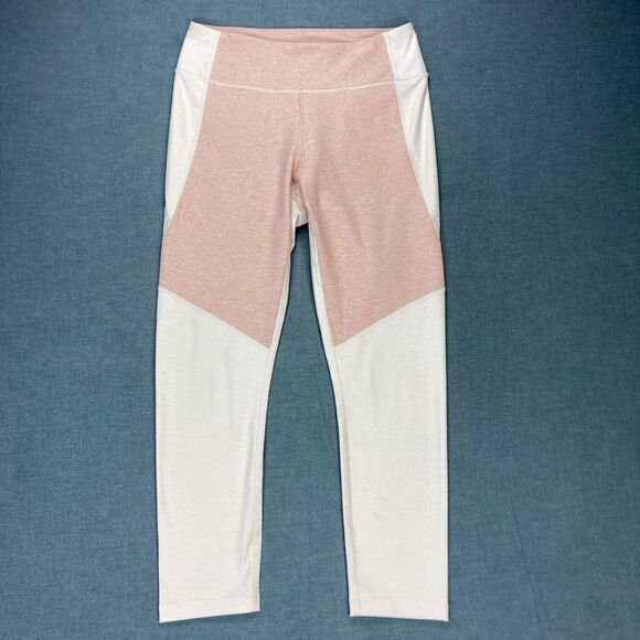 Outdoor Voices® 3/4 Warmup Leggings M Tri-Tone Compression Athletic Gym Pull On - Picture 2 of 14